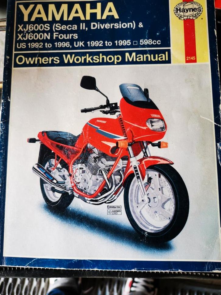 Cahier d'exercices Haynes pour Yamaha XJ 600 Diversion, Seca, Motos, Modes d'emploi & Notices d'utilisation, Yamaha, Enlèvement ou Envoi