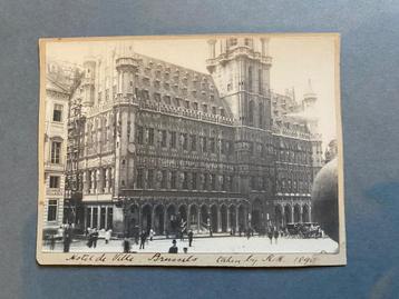 Brussel foto 1890 Grote Plaats  beschikbaar voor biedingen