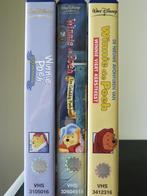 3 video's Winnie De Pooh, Tekenfilm, Alle leeftijden, Ophalen of Verzenden, Zo goed als nieuw