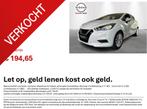 Nissan Micra 1.0 Acenta // GMS STORE NISSAN GENT, Voorwielaandrijving, Gebruikt, Zwart, Wit