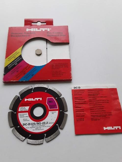 Hilti diamantzaagblad 125mm beton,hardsteen enz.nieuw, Doe-het-zelf en Bouw, Gereedschap | Slijpmachines, Nieuw, Haakse handslijpmachine