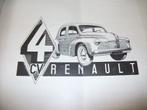 revue technique renault 4CV de 1948-1949, Utilisé, Enlèvement ou Envoi, RTA, Renault