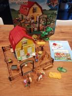 Playmobil 5222 Ponyranch met doos en omschrijving, Complete set, Gebruikt, Ophalen