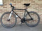 Fuji declaration single speed fiets satin black, Nieuw, Heren, Ophalen, Aluminium