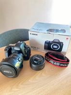 Canon 6D Mark ii + 24-105 + 50mm + 4 accu, Spiegelreflex, Canon, Ophalen of Verzenden, Zo goed als nieuw
