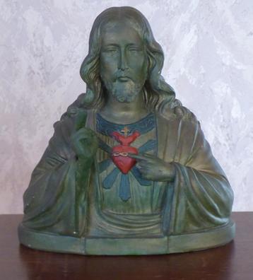 Heilig hart buste Christus beschikbaar voor biedingen