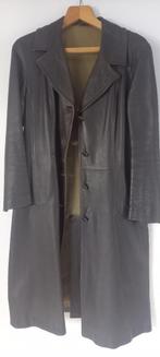 Prachtige vintage jas van lamsvacht - Bruin - Unisex, Maat 38/40 (M), Bruin, Ophalen of Verzenden, Strong & Fisher England