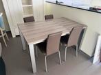 Tafel met stoelen, Ophalen, Gebruikt, 4 tot 6 stoelen