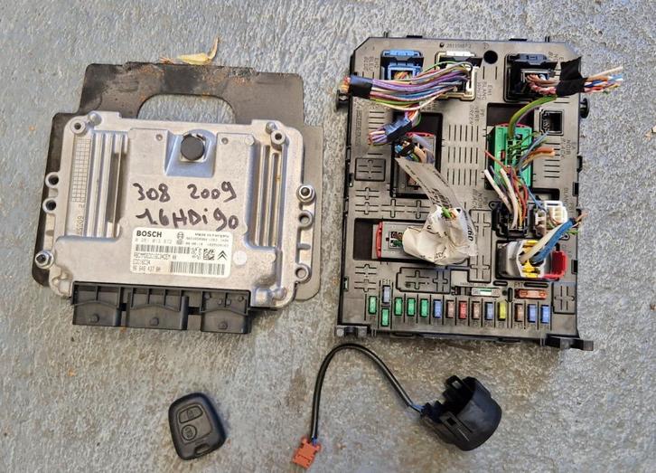 kit demarrage PEUGEOT 308 1.6 HDI 2009 BOSCH CALCULATEUR, Autos : Pièces & Accessoires, Électronique & Câbles, Peugeot, Enlèvement