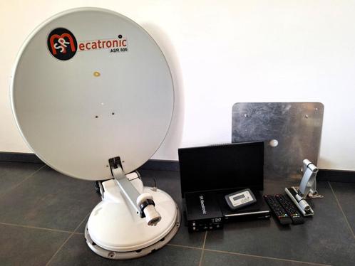Volautomatisch satellietsysteem incl tv + satellietontvanger, TV, Hi-fi & Vidéo, Antennes paroboliques, Comme neuf, Antenne (parabolique)