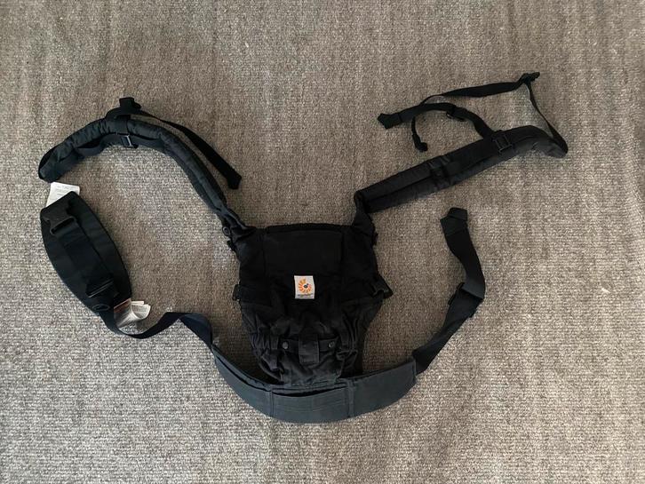 Babydraagzak ergobaby - zwart, Kinderen en Baby's, Babydragers en Draagdoeken, Draagzak, Buik, Ophalen of Verzenden