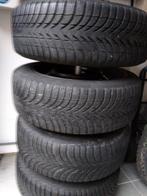 4 winterbanden Michelin op stalen velgen  Toyota Auris, Auto-onderdelen, Banden en Velgen, Ophalen, Gebruikt, 16 inch, Banden en Velgen