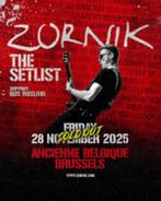 2 tickets concert Zornik 28/11/2025, Tickets en Kaartjes, Twee personen, November