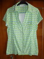 Dames polo T-shirt met print, large, Ophalen of Verzenden