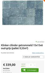 Nieuwe pallet stenen, Ophalen, Nieuw, 10 m² of meer, Klinkers