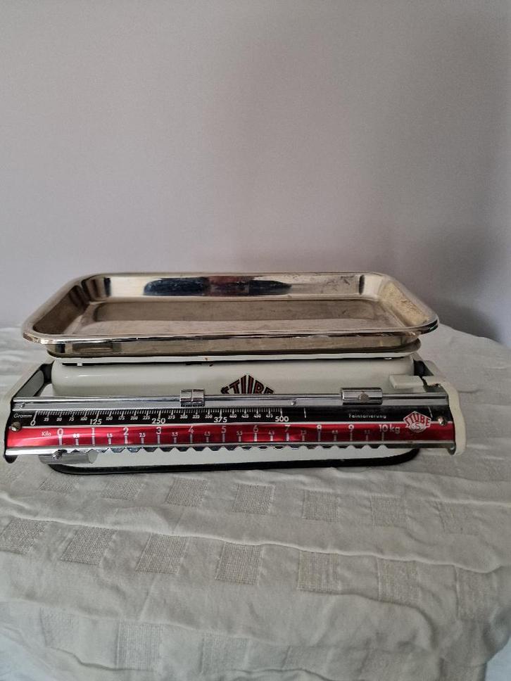 Balance de cuisine mécanique vintage Stube, Electroménager, Balances, Utilisé, Analogique, Balance de cuisine, 500 grammes ou plus gros