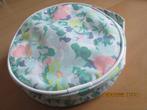 Trousse de maquillage ronde à fleurs, Bijoux, Sacs & Beauté, Trousses de toilette, Enlèvement ou Envoi, Neuf, Vert, Homme ou Femme