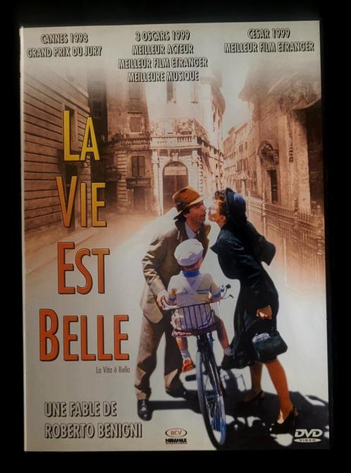 DVD du film Ma vie est belle - Roberto Benigni, Cd's en Dvd's, Dvd's | Komedie, Gebruikt, Ophalen of Verzenden