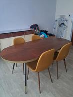 Eettafel Hendrix 6 personen ovaal, Huis en Inrichting, Tafels | Eettafels, Ophalen, Zo goed als nieuw, Ovaal