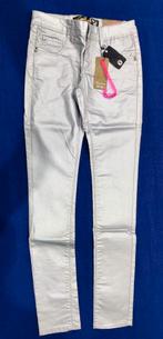 Lichtgrijze metallic skinny broek merk Coolcat m S NIEUW, Kleding | Dames, Broeken en Pantalons, Ophalen of Verzenden, Nieuw