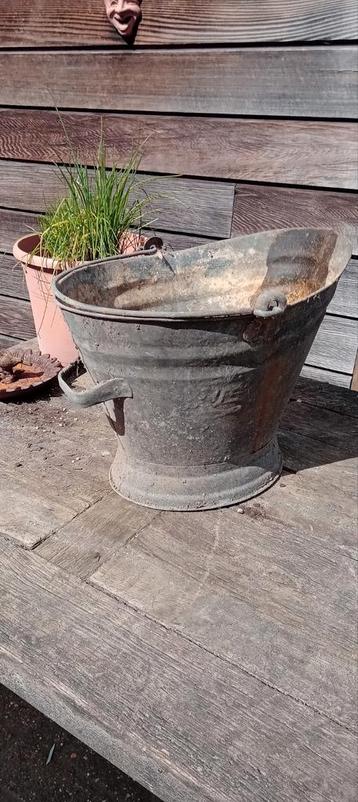 bac à charbon en zinc, Enlèvement, Utilisé, Jardin