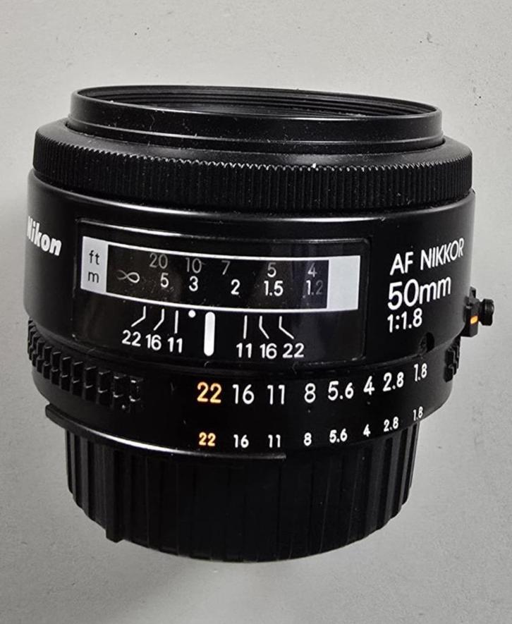 Nikon F 50mm 1.8 AF-lens in goede staat, Diversen, Overige Diversen, Zo goed als nieuw, Ophalen of Verzenden