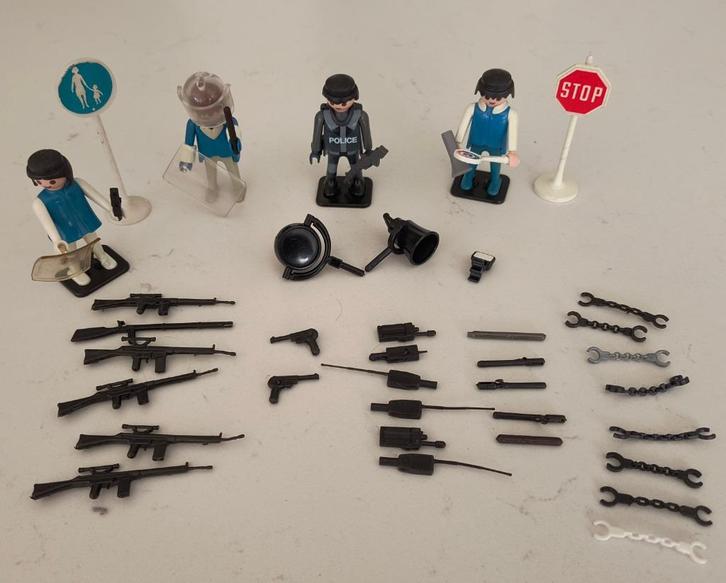 Grote Playmobil Politie Set met tal van Accessoires, Kinderen en Baby's, Speelgoed | Playmobil, Gebruikt, Los Playmobil, Ophalen of Verzenden