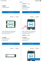 DELL 1TB, M.2, PCIe NVMe, SSD, Computers en Software, Harde schijven, Intern, SSD, Ophalen of Verzenden, Zo goed als nieuw