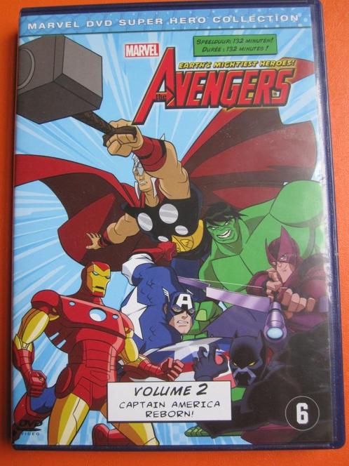 The Avengers - Captain America Reborn! (2011), Cd's en Dvd's, Dvd's | Tekenfilms en Animatie, Zo goed als nieuw, Amerikaans, Tekenfilm