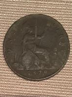 2 oude munten:one penny 1879-wilhelmina 1 cent 1827, Ophalen of Verzenden