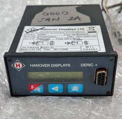 Hanover Displays Deric + D200E Controller regelaar scherm, Hobby en Vrije tijd, Elektronica-componenten, Ophalen of Verzenden
