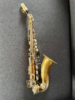 sopraansaxofoon Borgani    sib      vintage saxofoon, Muziek en Instrumenten, Ophalen of Verzenden, Gebruikt, Sopraan, Met koffer