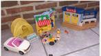 Playmobil camping nr.70087 + tent +airport nr.5396 + ijskar, Ophalen of Verzenden, Complete set