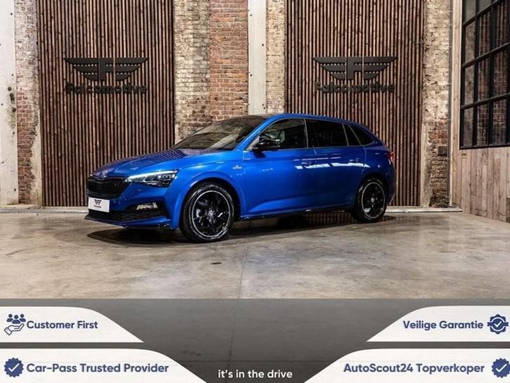 Skoda Scala 1.0 TSI*DSG7*MONTE CARLO*NAVI*LED*CARPLAY*, Auto's, Skoda, Bedrijf, Scala, Airbags, Boordcomputer, Cruise Control