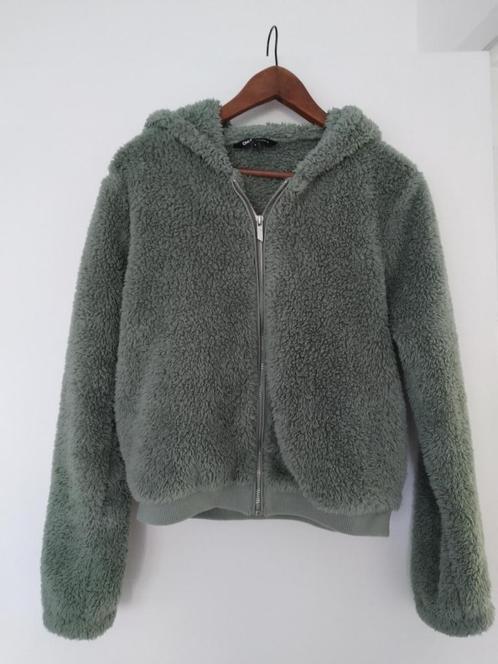 trui met kap - Only - maat S - als nieuw, Kleding | Dames, Truien en Vesten, Zo goed als nieuw, Maat 36 (S), Groen, Ophalen of Verzenden