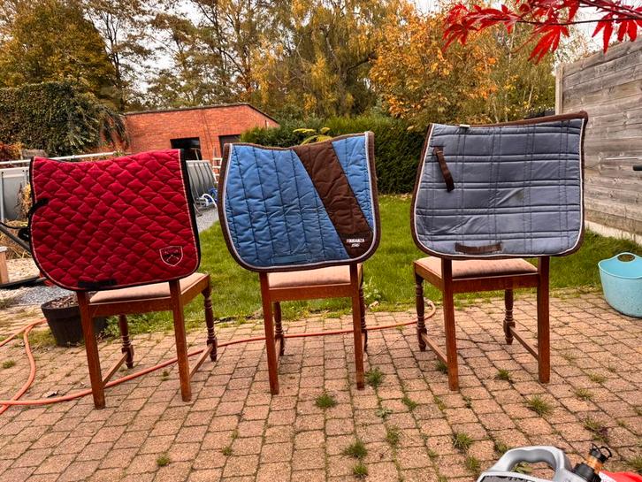 Zadeldoeken VZ + westernspulletjes, Dieren en Toebehoren, Paarden en Pony's | Dekens en Dekjes, Zo goed als nieuw, Ophalen