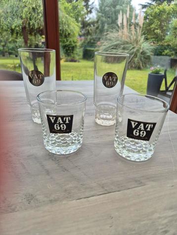 4 verres VAT 69