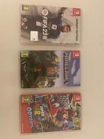 Jeux Nintendo (Minecraft, Fifa 23, Super Mario), Comme neuf, Autres genres, Enlèvement, À partir de 3 ans