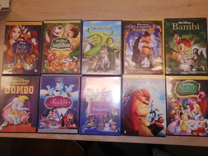 Disney en DreamWorks dvd's, Cd's en Dvd's, Dvd's | Tekenfilms en Animatie, Gebruikt, Ophalen of Verzenden