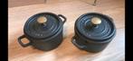 2 Casseroles STAUB 16cm, Enlèvement, Fonte