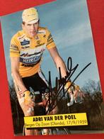 wielerkaart 1993 team mercatone uno adrie van der poel signe, Verzenden, Zo goed als nieuw