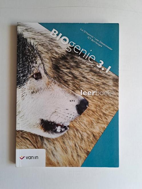 BIOgenie 3.1 – Biologie - Uitgeverij Van In, Boeken, Schoolboeken, Zo goed als nieuw, Biologie, ASO, Ophalen of Verzenden
