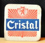 sous bock double face cristal alken sinalco (sb25), Verzamelen, Ophalen of Verzenden, Zo goed als nieuw, Viltje(s), Overige merken