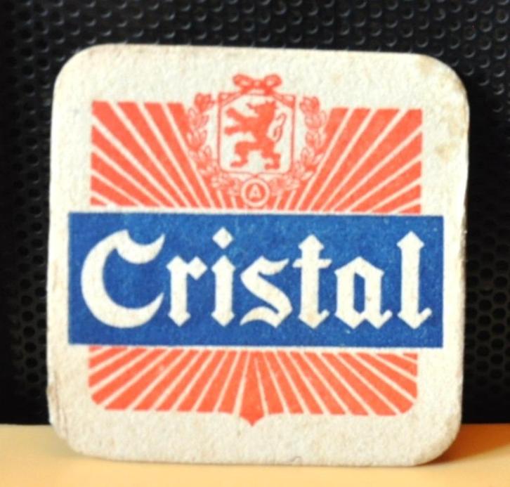 sous bock double face cristal alken sinalco (sb25), Verzamelen, Biermerken, Zo goed als nieuw, Viltje(s), Overige merken, Ophalen of Verzenden