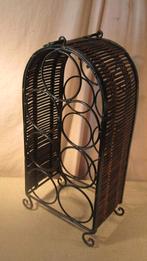 Leuke Metalen Wijnrek voor 7 flessen, Huis en Inrichting, Ophalen of Verzenden, Zo goed als nieuw, Metaal