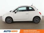 Fiat 500 1.2 Lounge (bj 2018), Voorwielaandrijving, 4 zetels, Gebruikt, Wit