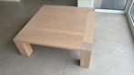 Vierkante salontafel in hout 1mx1m, Huis en Inrichting, Tafels | Salontafels, Ophalen