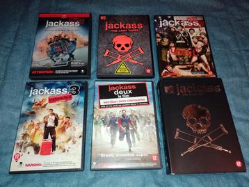 Te koop op dvd en boxset met films uit de Jackass-saga 