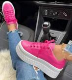 Hoge zool - Roze Wit dames Sneakers sneaker NIEUW maat 40-39, Kleding | Dames, Nieuw, Ophalen of Verzenden, Sneakers, Roze