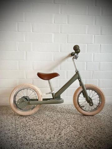 Trybike loopfiets Vintage Matt Green – topstaat beschikbaar voor biedingen